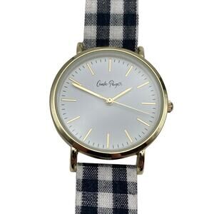 Charlie Paige Women's Watch 33mm - Fresh Battery - Adjustable Checkered Band